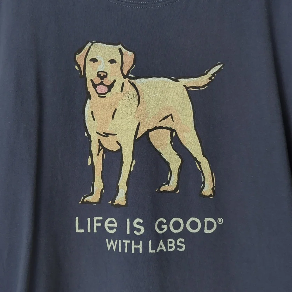 Life is Good With Labs Tee - Picture 2 of 5